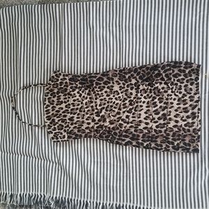 Forever 21 Leopard Print Ruched Mini